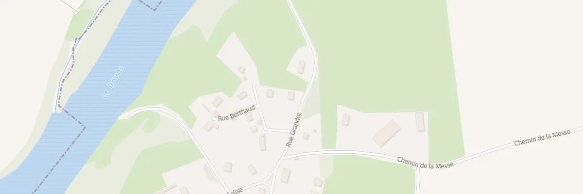 Plan du 1 Rue Grandot à Pontoux