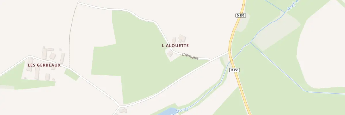 Plan du 16 L’Alouette à Vérissey