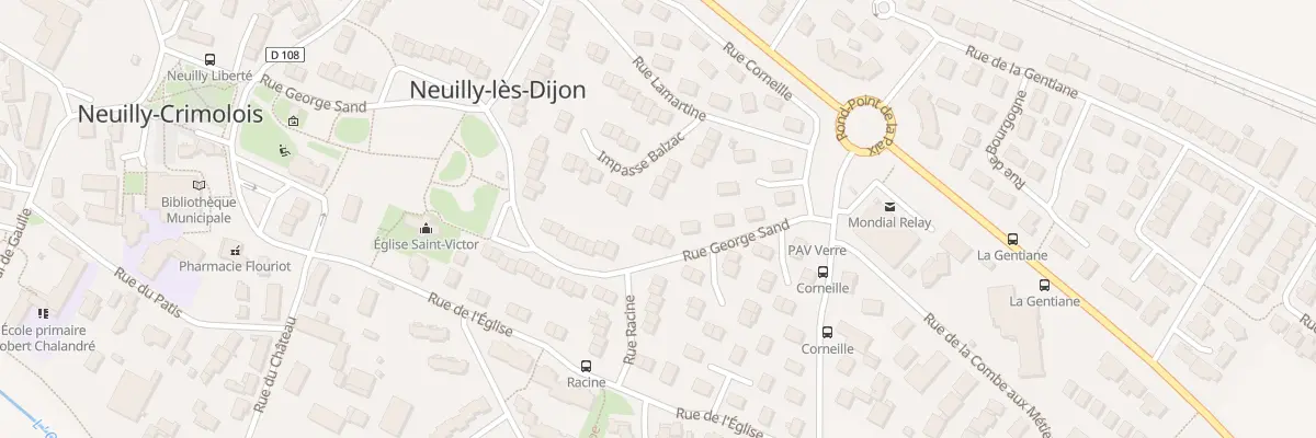 Plan du 71 Rue George Sand à Neuilly-Crimolois