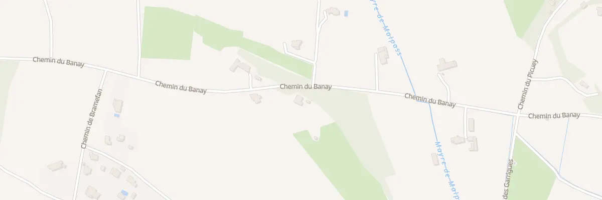 Plan du 1171 Che du Banay à Mazan