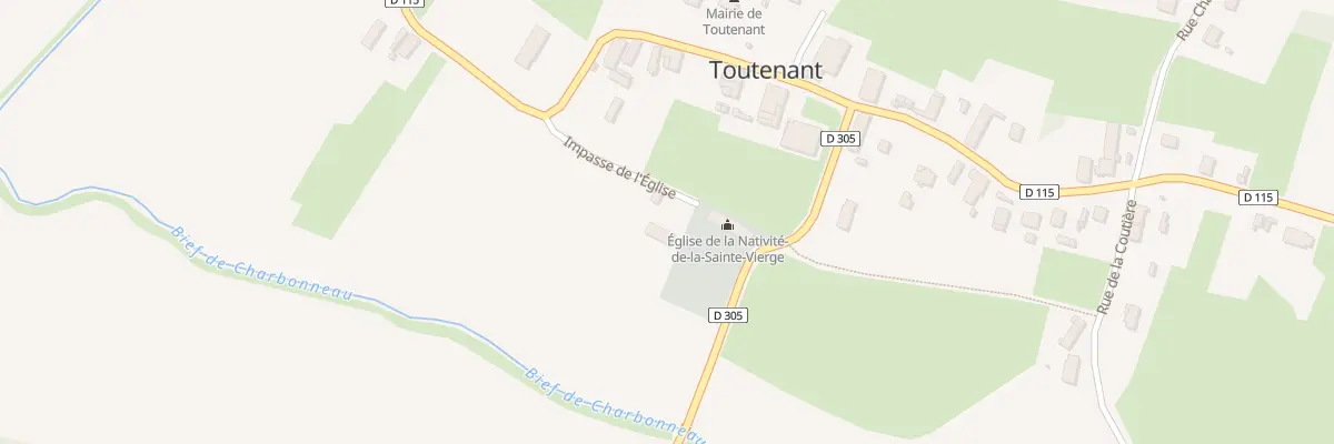 Plan du 2 Imp de l’Eglise à Toutenant