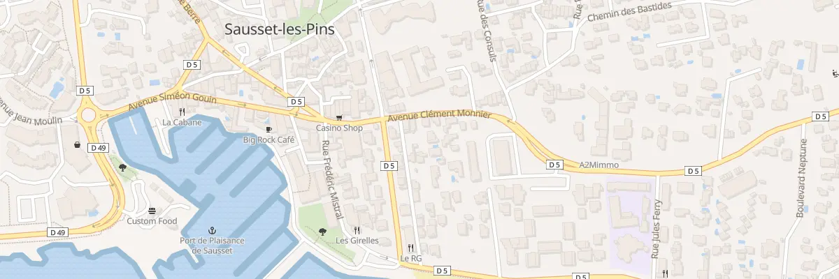 Plan du 8 Av Clément Monnier à Sausset-les-Pins