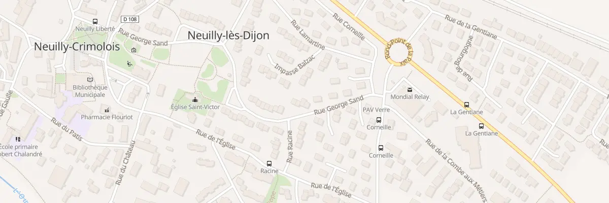 Plan du 73 Rue George Sand à Neuilly-Crimolois