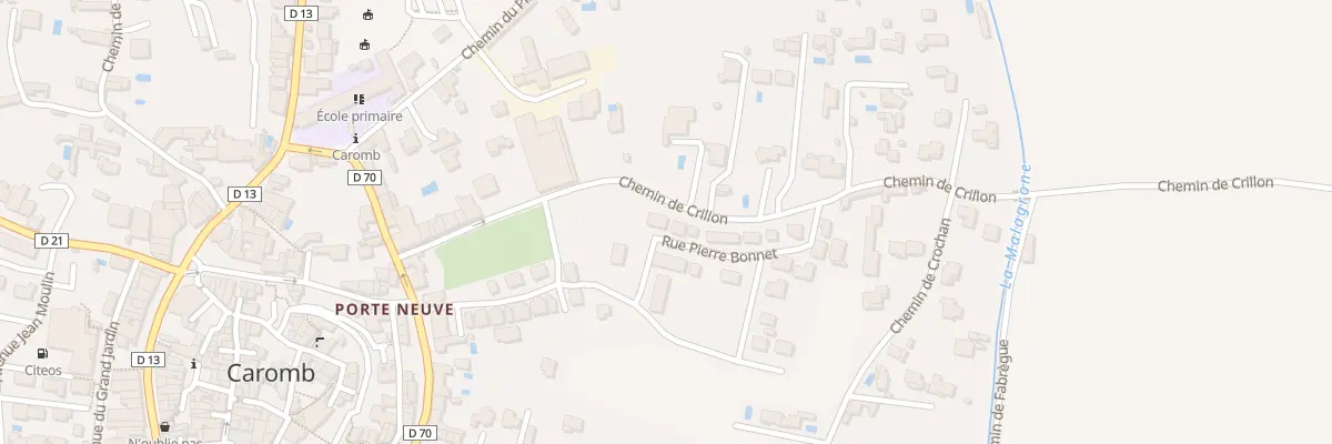 Plan du 19 Rue Pierre Bonnet à Caromb