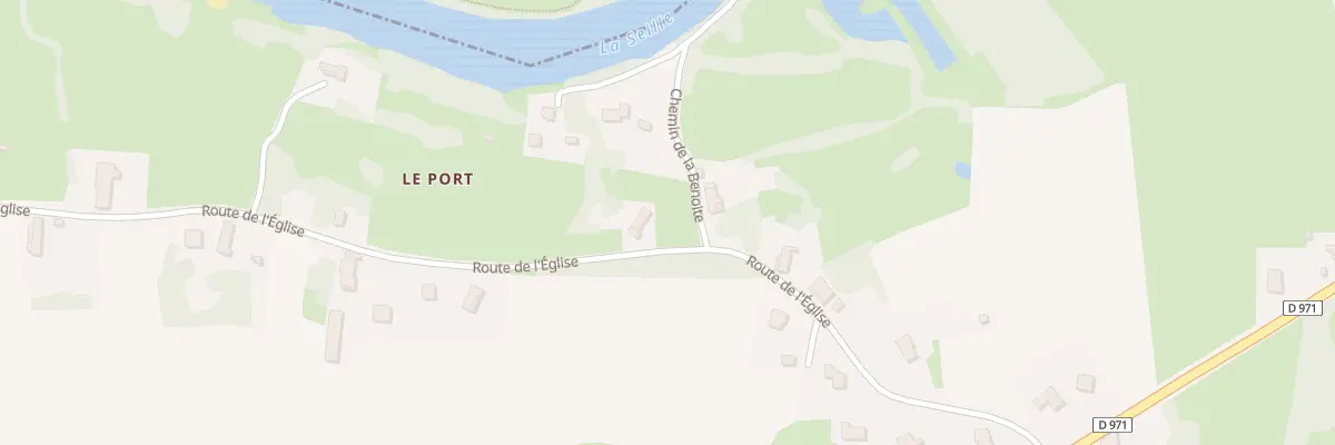 Plan du 340 Rte de l’Eglise à Bantanges