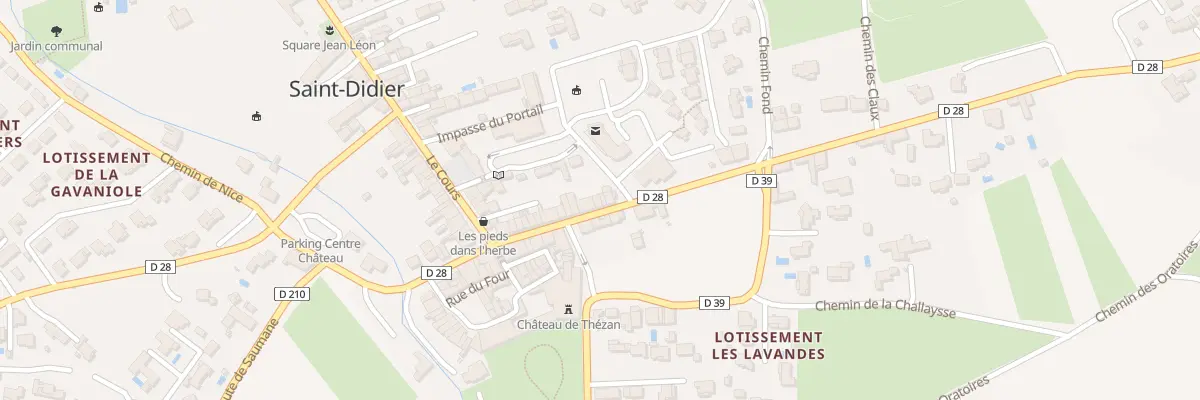 Plan du 5100 Le Village à Saint-Didier