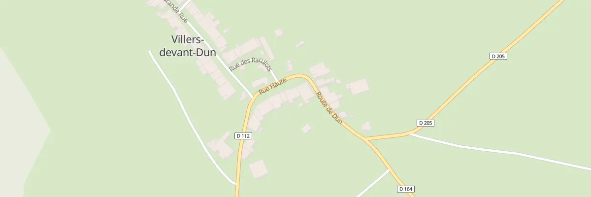 Plan du 1 Rue Haute à Villers-devant-Dun