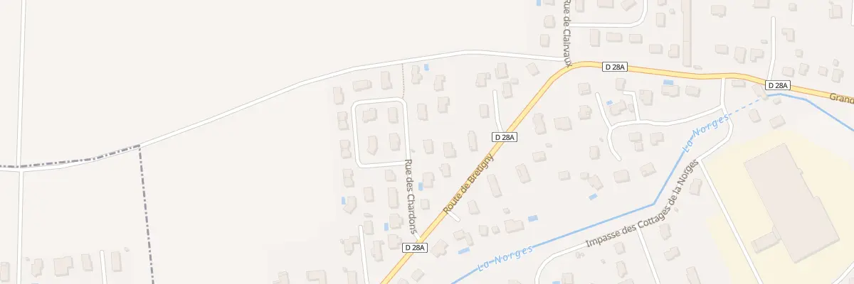 Plan du 10 Rue des Chardons à Clénay