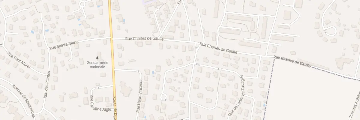 Plan du 4 Rue George Sand à Is-sur-Tille