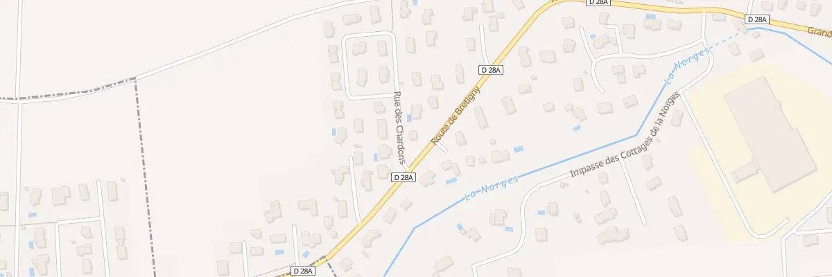 Plan du 2 Rue des Chardons à Clénay