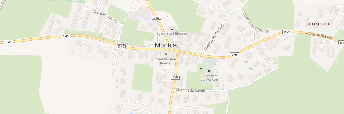 Plan du 5 Rue de la Mairie à Montcet