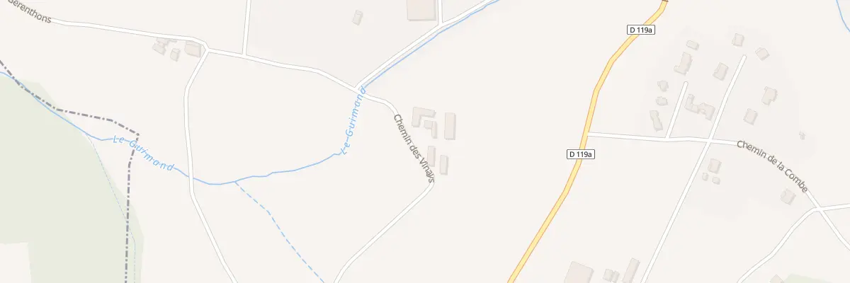 Plan du 465 Che des Vinays à Saint-Vincent-la-Commanderie