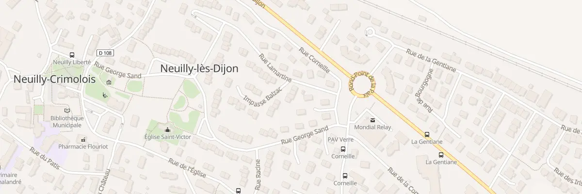 Plan du 5 Imp Balzac à Neuilly-Crimolois