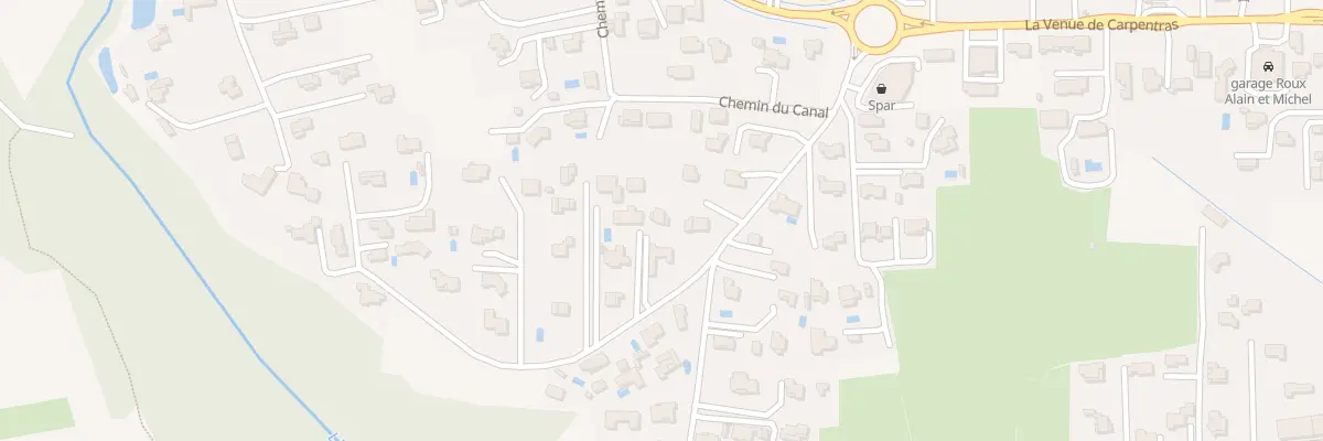 Plan du 258 Che de l’Oratoire à Mazan