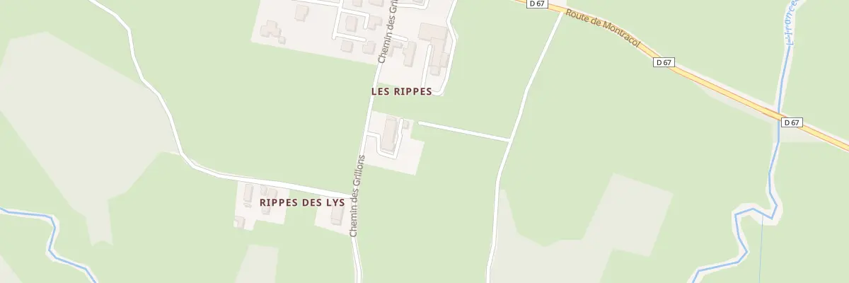 Plan du 203 Che du Grillon à Montcet