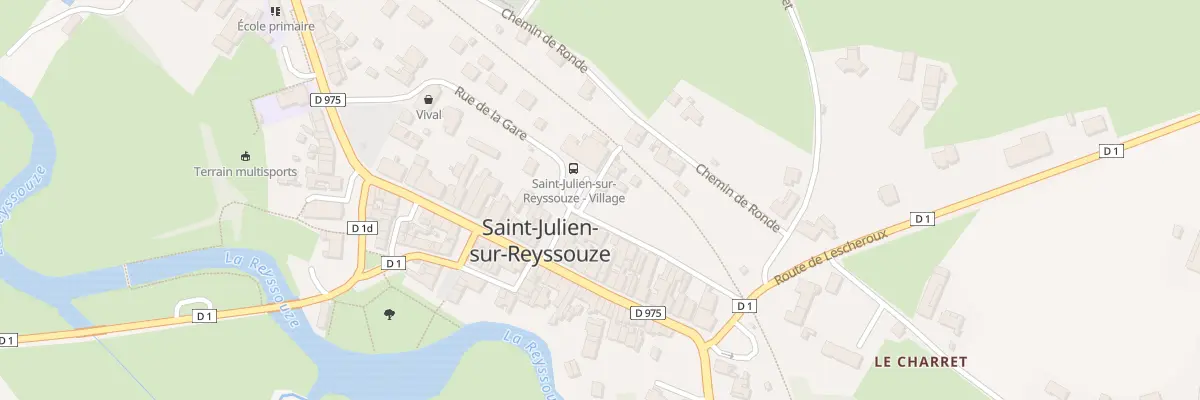 Plan du 45 Pl de la Mairie à Saint-Julien-sur-Reyssouze