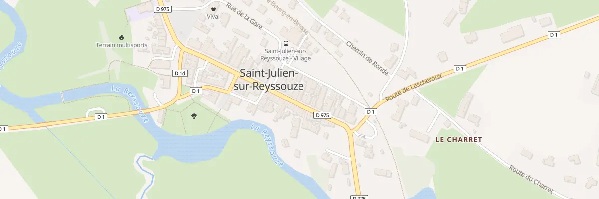Plan du 100 Rue Grande Rue à Servignat