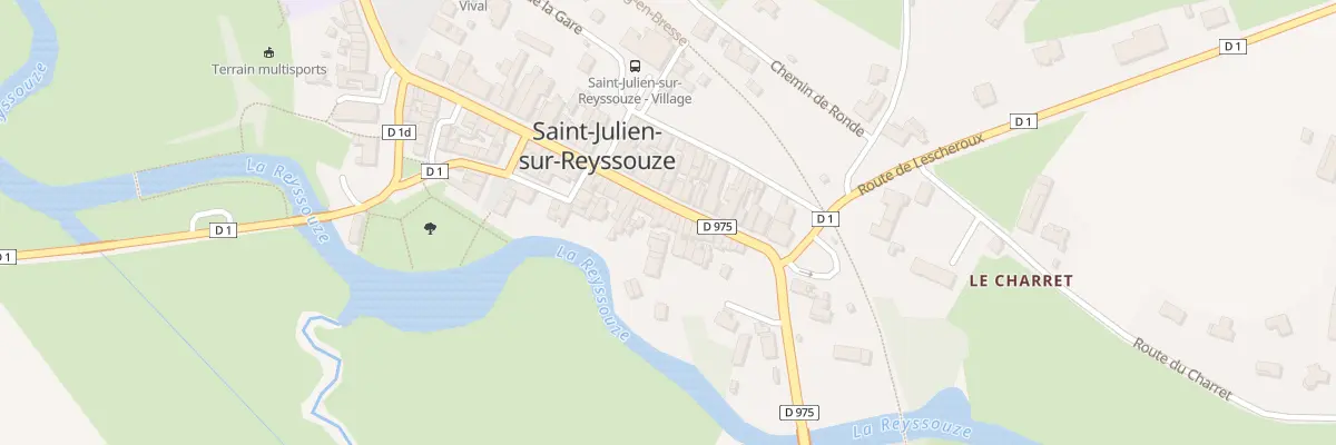 Plan du 95 Rue Grande Rue à Saint-Julien-sur-Reyssouze