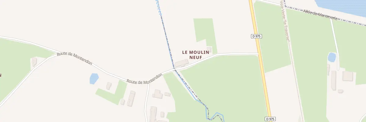 Plan du 190 Che du Moulin Neuf à Jayat