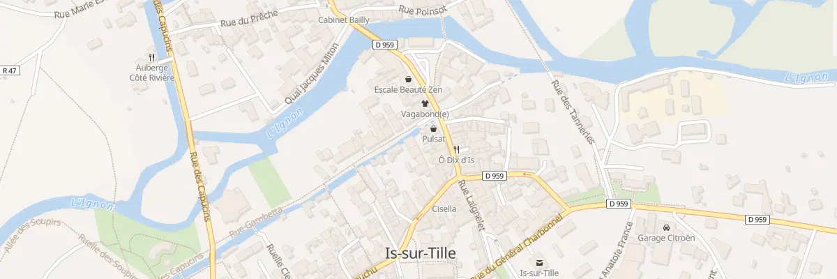 Plan du 3 Rue Dominique Ancemot à Is-sur-Tille