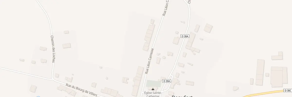 Plan du 15 Rue Leon Carresse à Beaufort-en-Argonne