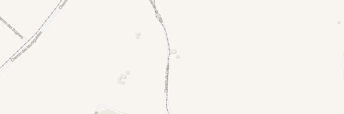 Plan du 210 Che de Crête à Châtillon-Saint-Jean