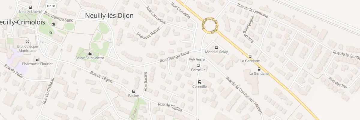 Plan du 80 Rue George Sand à Neuilly-Crimolois