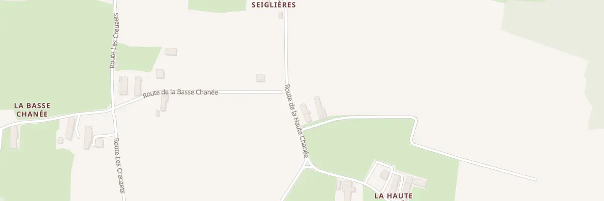 Plan du 441 Rte de la Haute Chanee à Courtes