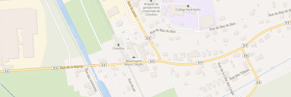 Plan du 4 Pl de la Gare à Chevillon