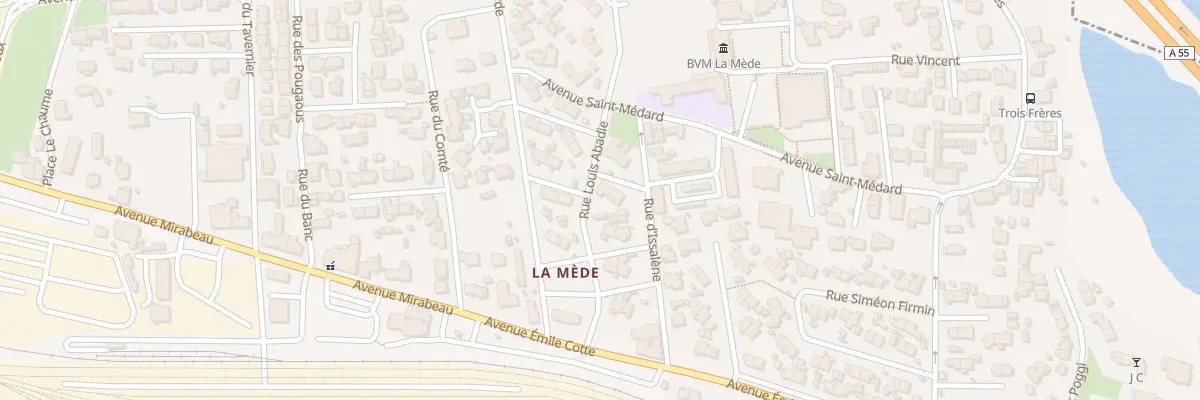 Plan du 14 Rue Louis Abadie à Châteauneuf-les-Martigues