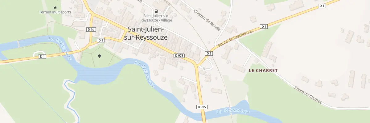 Plan du 10 Rte de Bourg à Saint-Julien-sur-Reyssouze