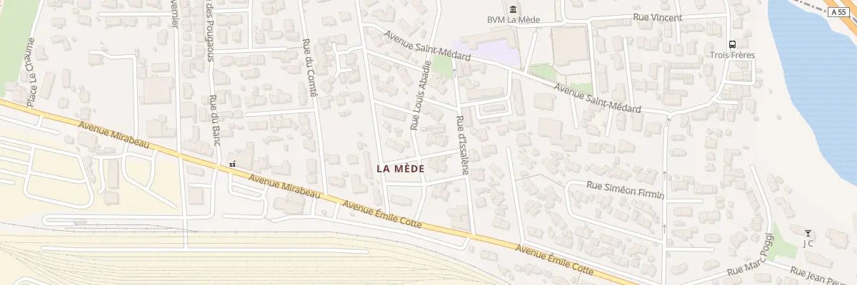 Plan du 10 Rue Louis Abadie à Châteauneuf-les-Martigues
