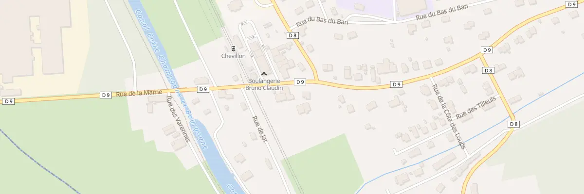 Plan du 4 Rue de la Gare à Chevillon