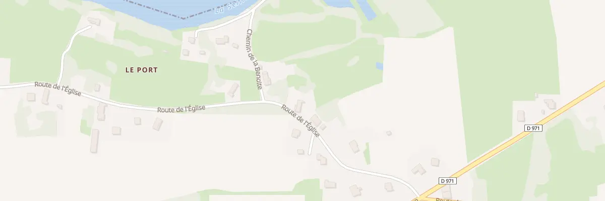 Plan du 228 Rte de l’Eglise à Bantanges