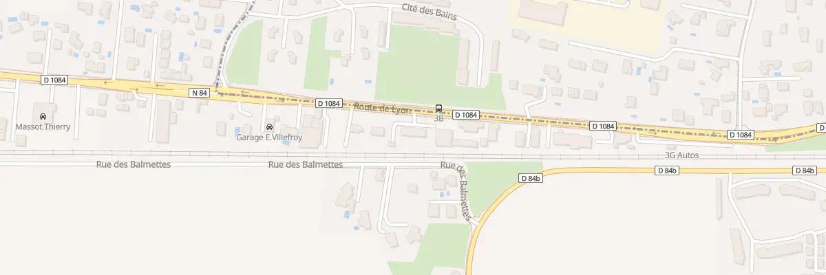 Plan du 892 Rte de Lyon à Balan