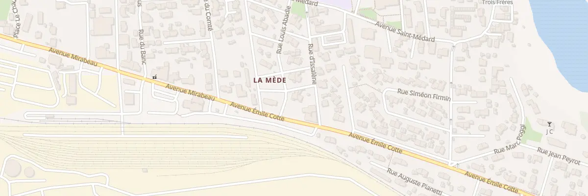 Plan du 2 Rue Louis Abadie à Châteauneuf-les-Martigues