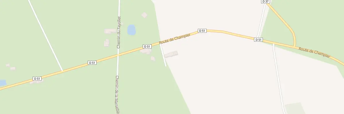 Plan du 41 Imp du Ru à Pommier-de-Beaurepaire