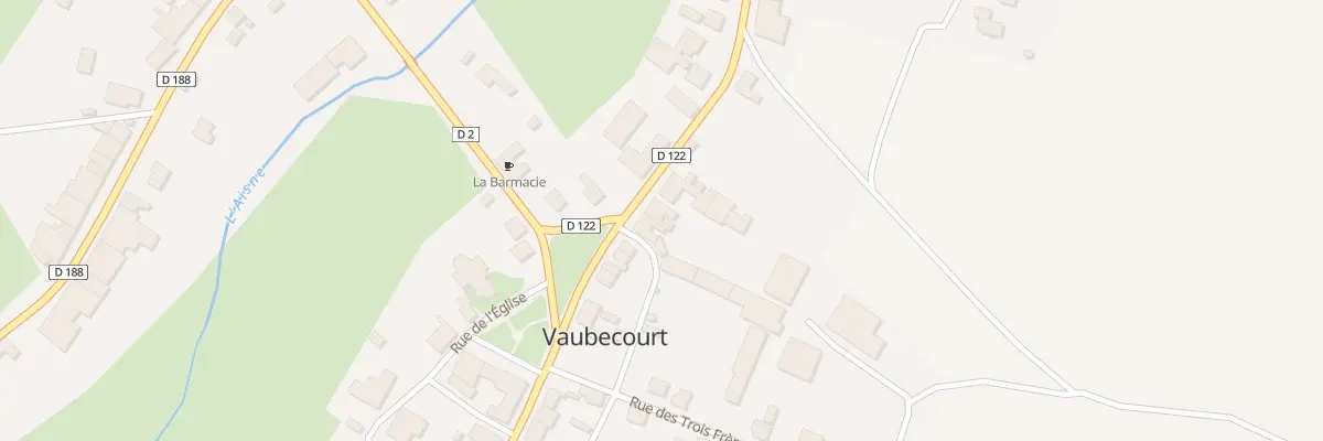 Plan du 14 Rue Ernest Chaudron à Vaubecourt