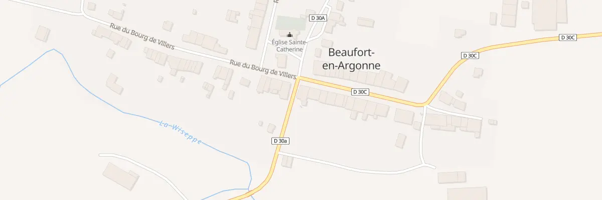 Plan du 2 Gr Grand’ Rue à Beaufort-en-Argonne