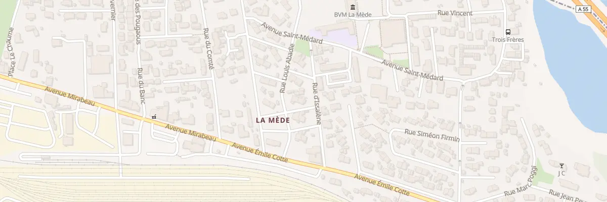 Plan du 12 Rue Louis Abadie à Châteauneuf-les-Martigues