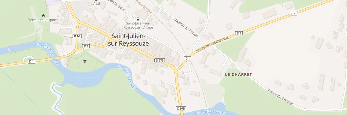 Plan du 20 Rue Grande Rue à Saint-Julien-sur-Reyssouze