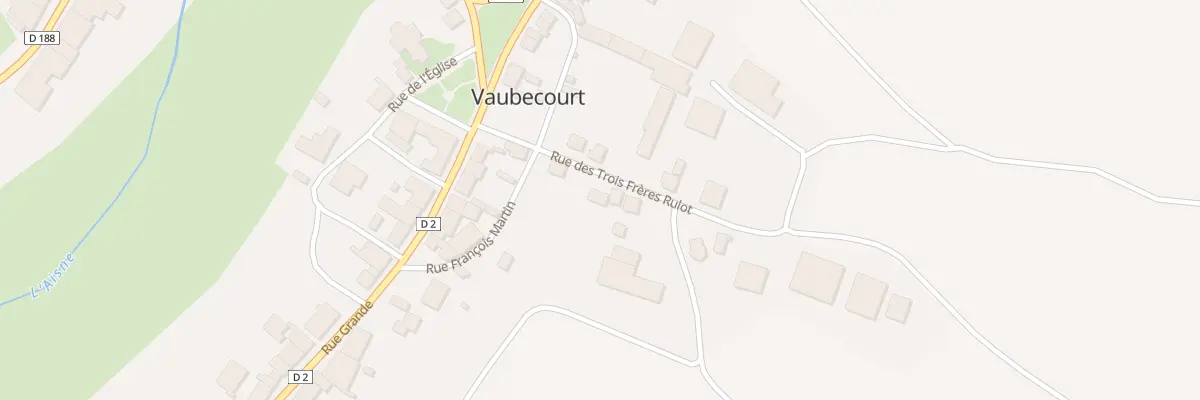Plan du 6 Rue des Trois Freres Rulot à Vaubecourt