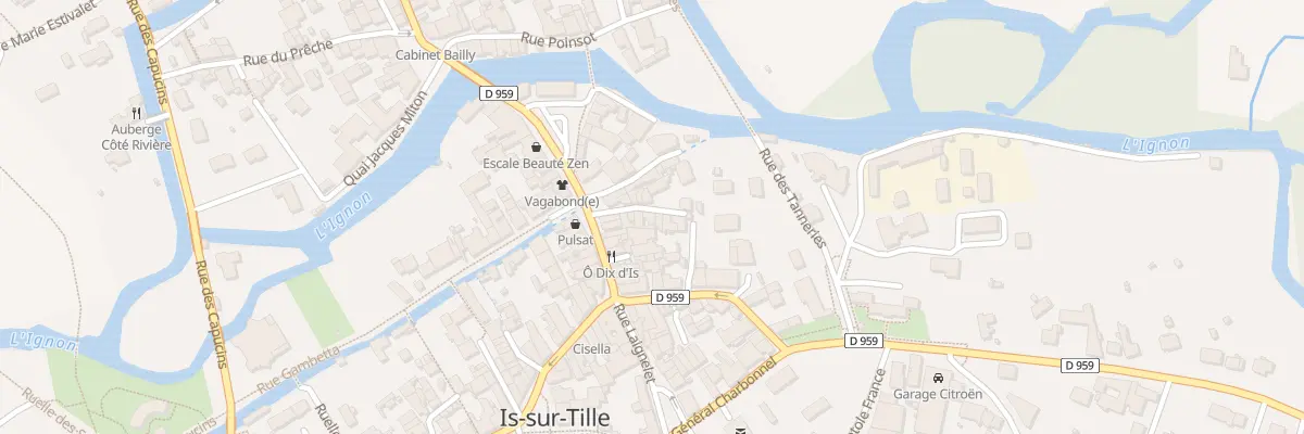 Plan du 9 Rue Pierre Fleuriet à Is-sur-Tille