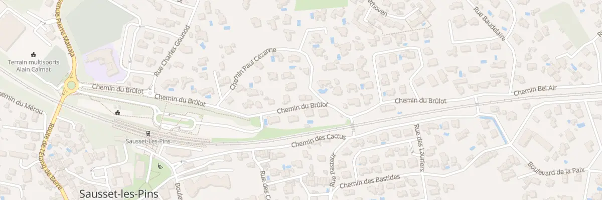 Plan du 11B Che du Brûlot à Sausset-les-Pins