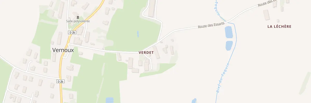 Plan du 284 Rte des Essarts à Vernoux