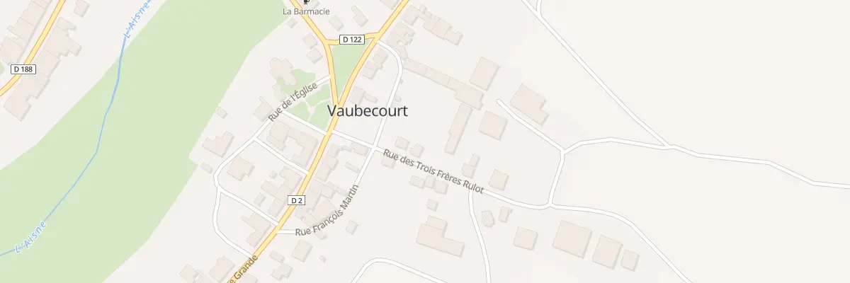 Plan du 3 Rue des Trois Freres Rulot à Vaubecourt