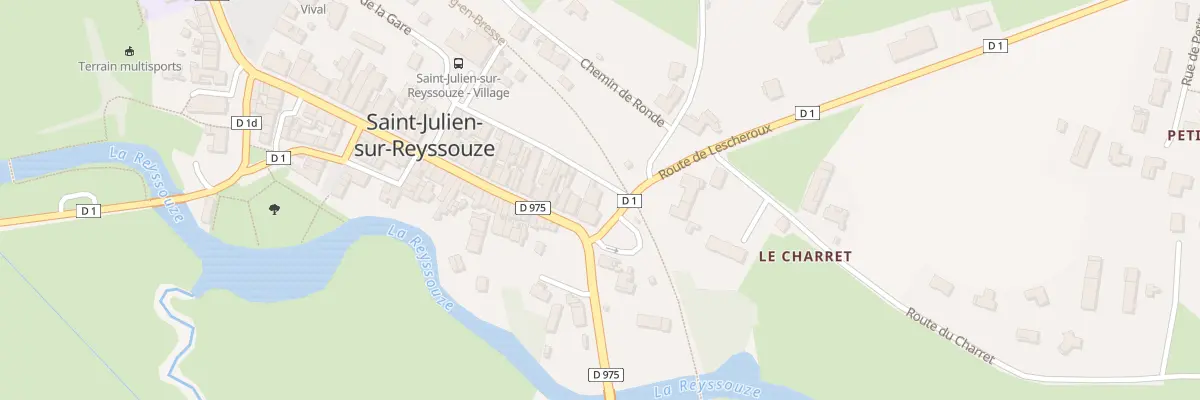 Plan du 35 Rte de Lescheroux à Saint-Julien-sur-Reyssouze