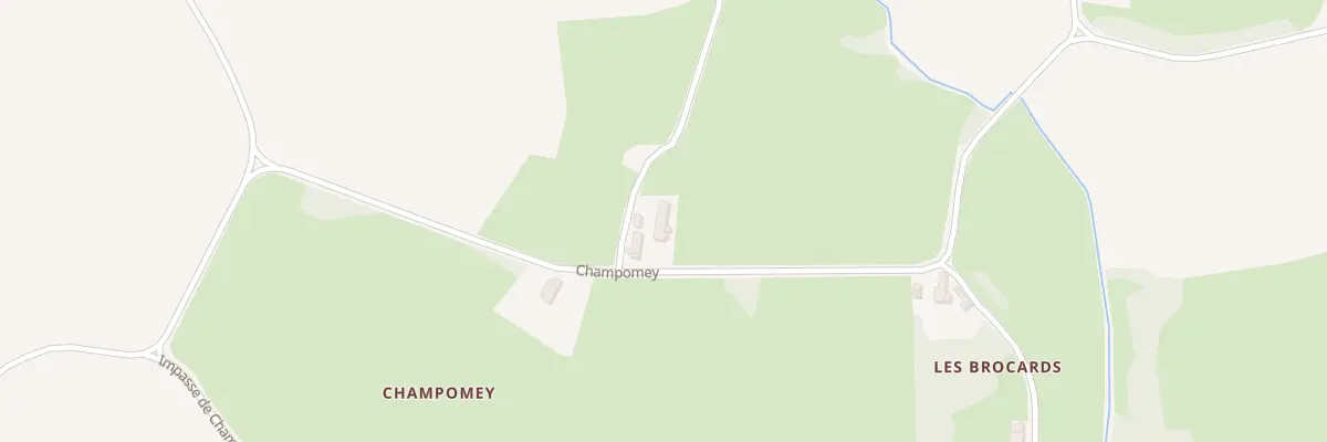 Plan du 3 Champomey à Thurey