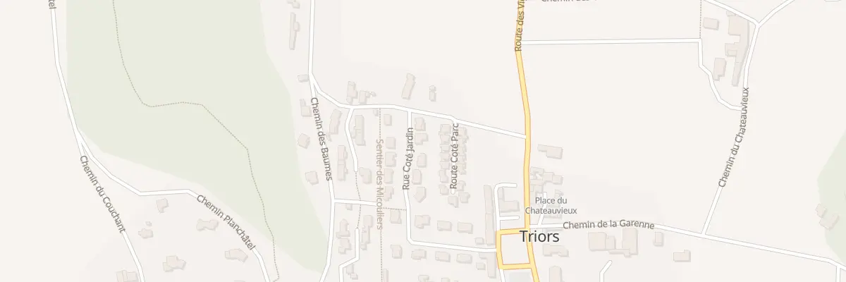 Plan du 45 Rue Cote Jardin à Triors