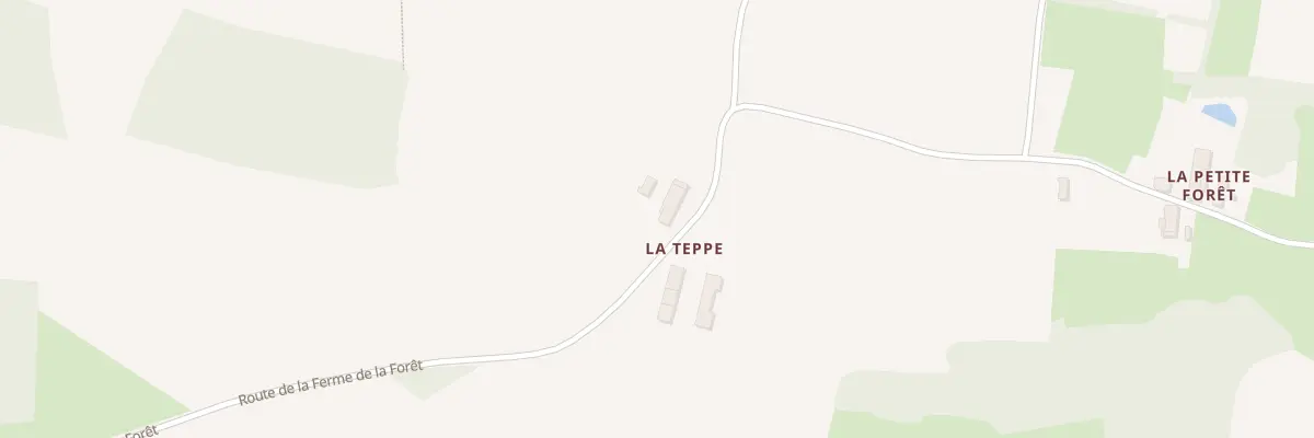 Plan du 637 Rte de la Ferme de la Foret à Courtes